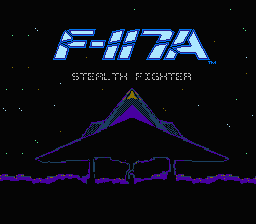 F-117A Stealth Fighter title screenshot